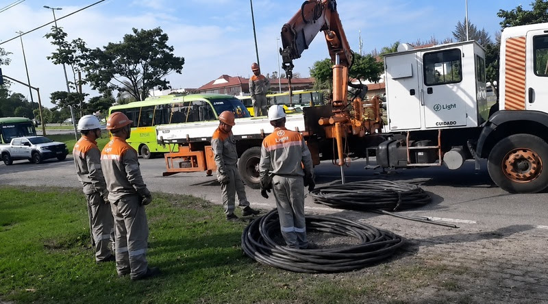 Light recupera 600 metros de cabos após tentativa de furto na Barra da Tijuca