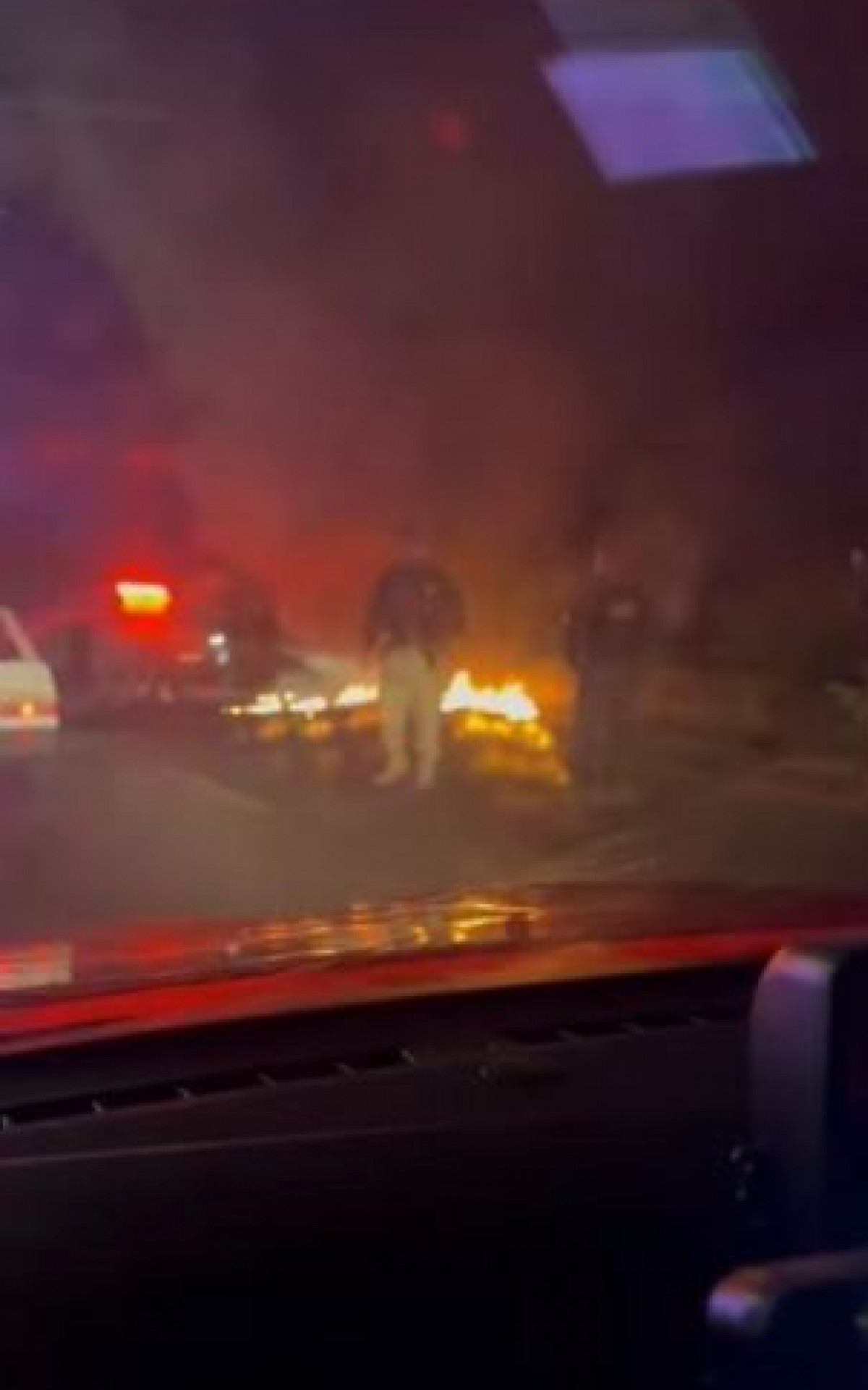 PM e PRF trocam tiros com traficantes na BR-101, na altura do Salgueiro, em SG