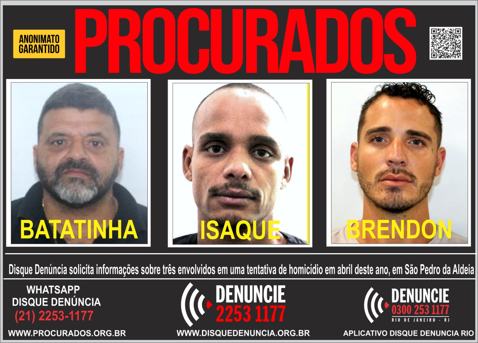 Polícia monta ações para prender trio acusado de atentado no interior do Estado do Rio
