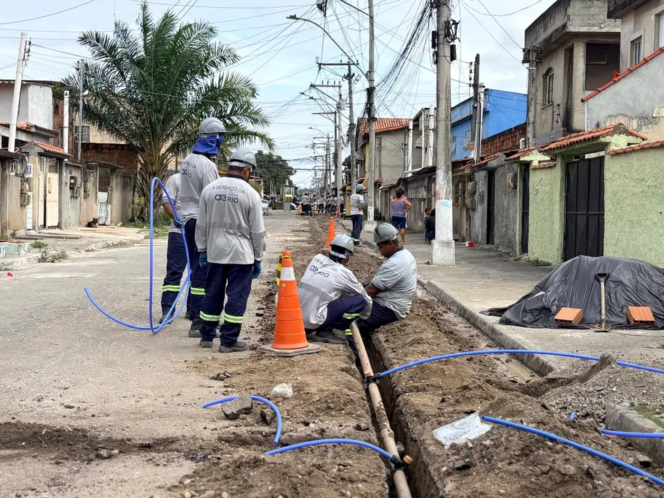 Com conclusão prevista para o fim deste ano, a obra integra o plano de investimentos da concessionária do grupo Aegea em São Gonçalo
