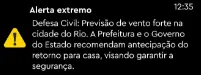 O Centro de Operações e Resiliência (COR-Rio) publicou dicas de segurança para quem está na rua e para quem já está em casa