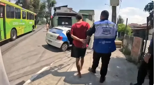 O acusado foi preso e encaminhado à 78ª DP (Fonseca)