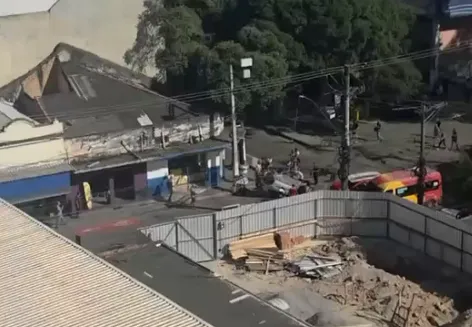 Uma mulher acabou ficando ferida e precisou ser socorrida por agentes do quartel de Niterói