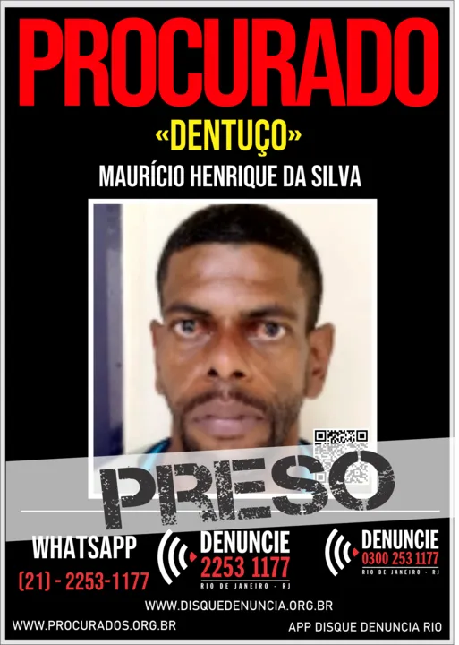 Segundo a Polícia Penal, ele possui sete registros criminais, principalmente por roubo majorado, furto e receptação