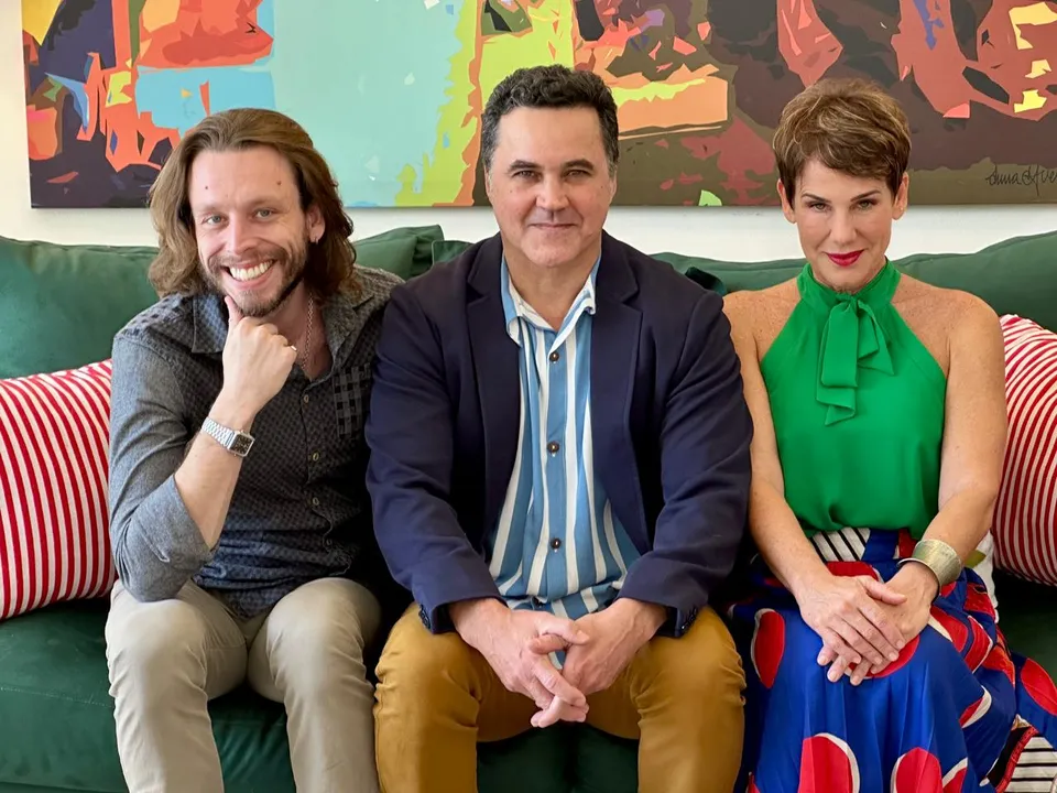 Daniel Porto, Ricardo Duque e Andréa Veiga