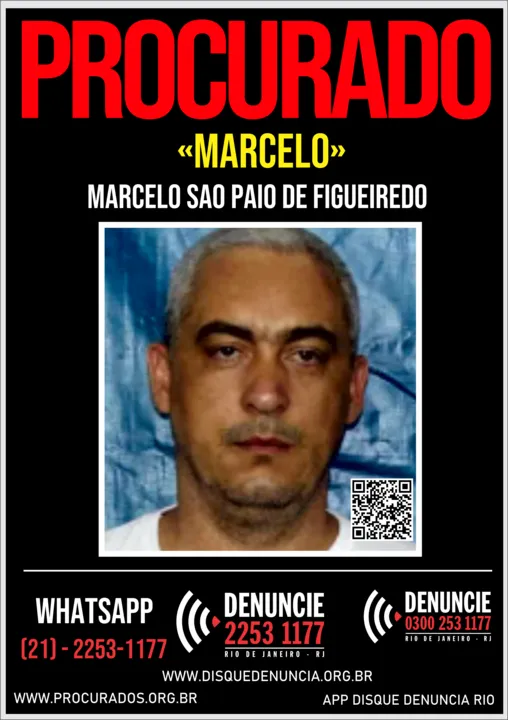 Marcelo São Paio do Nascimento é procurado após ser suspeito no homicídio de um vigilante