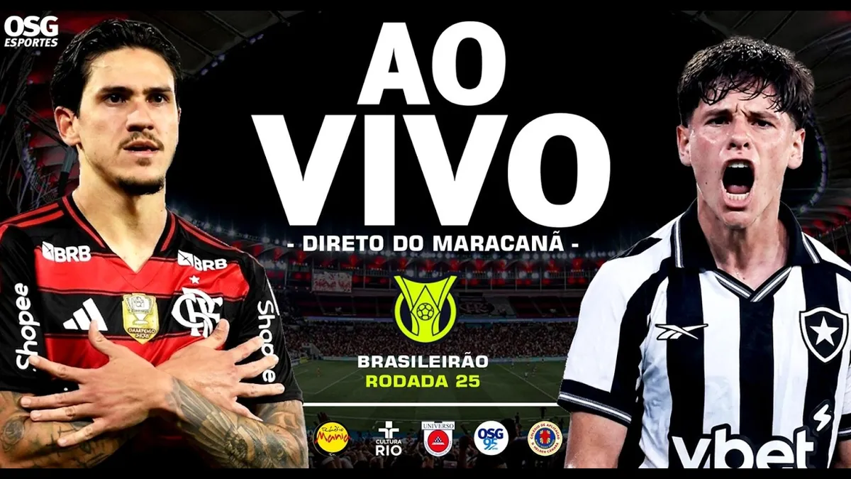 Flamengo e Botafogo se enfrentam no Maracanã com transmissão do OSG Esportes