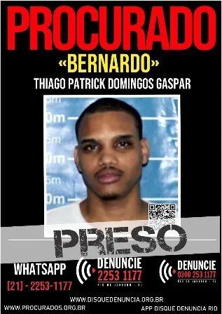 Thiago foi flagrado por câmeras com reconhecimento facial