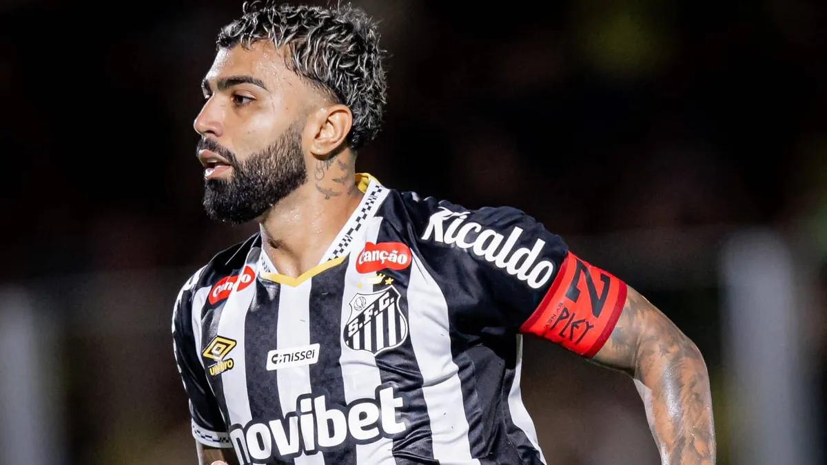 Na atual temporada do Santos, Gabigol é o artilheiro