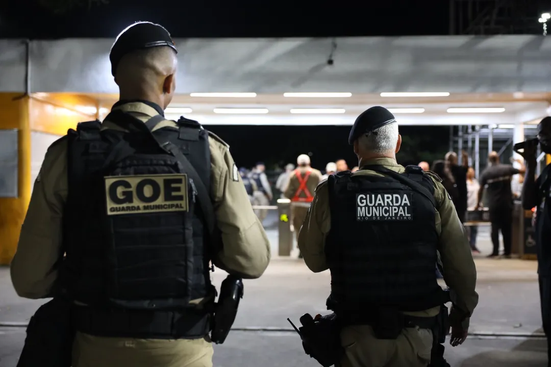 Os agentes integravam a operação especial da Guarda Municipal para o Rock in Rio