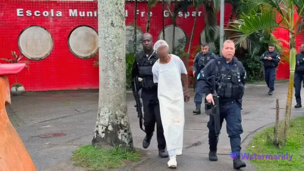 Segundo a PM, o suspeito estava armado com um fuzil quando percebeu a chegada de agentes do 31º BPM