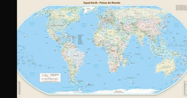 Mapa múndis foram corrigidos