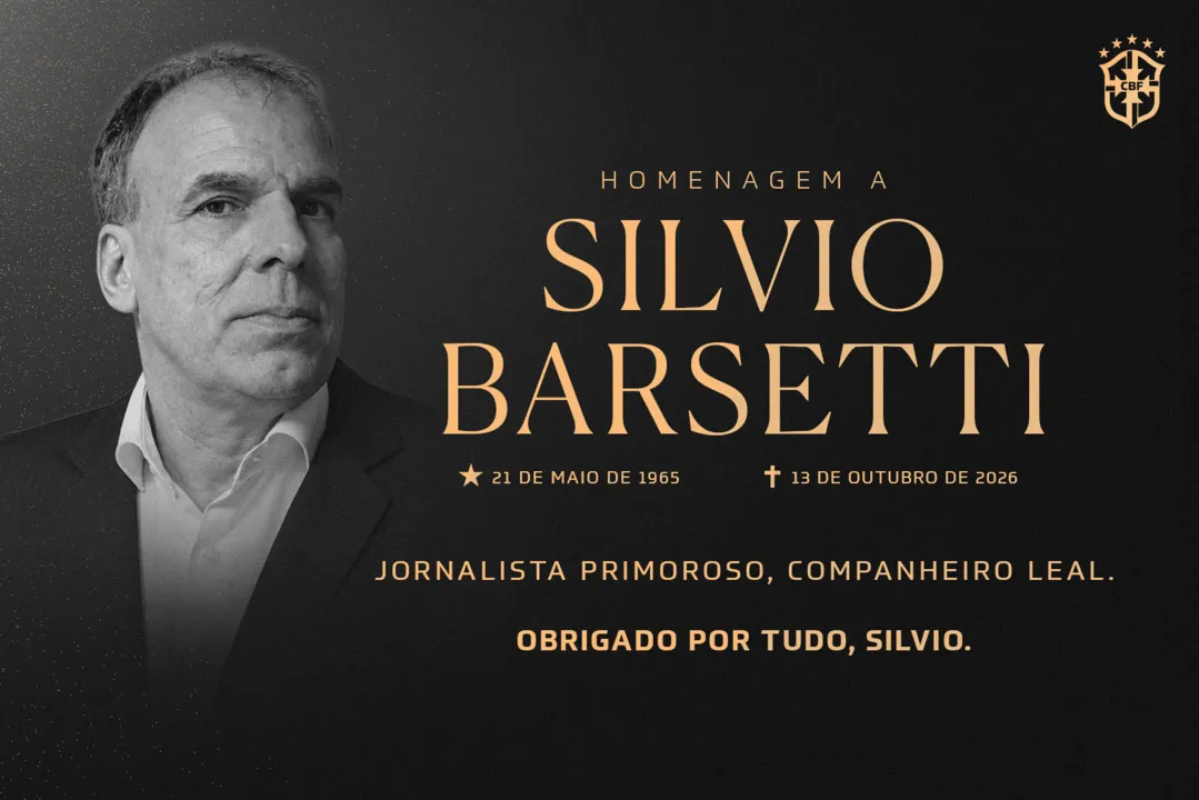 A CBF divulgou nota oficial, lamentando a morte de Barsetti