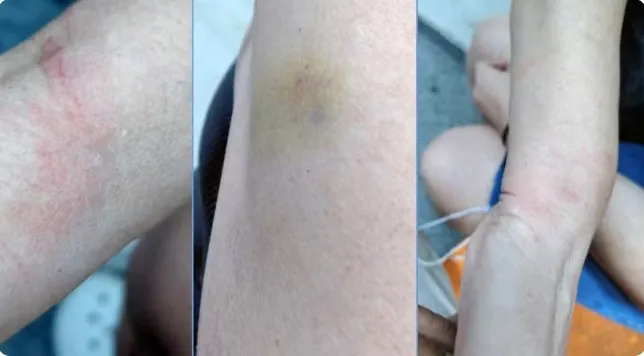 A vítima foi amarrada e amordaçada