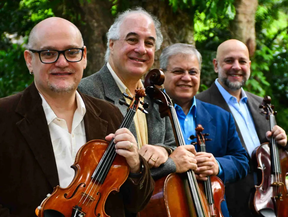 Concerto gratuito do Quarteto Atlas, as 19 horas, no Teatro da UFF em Icaraí, a apresentação terá três obras de Heitor Villa-Lobos
