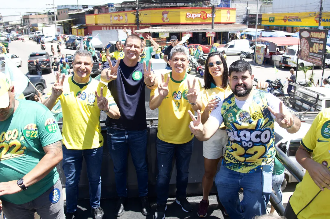 A agenda teve início em Belford Roxo e seguiu para Mesquita