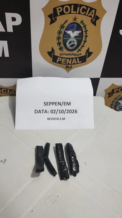 Operação Illicitus: Polícia Penal RJ impede entrada de drogas em presídio e prende visitante