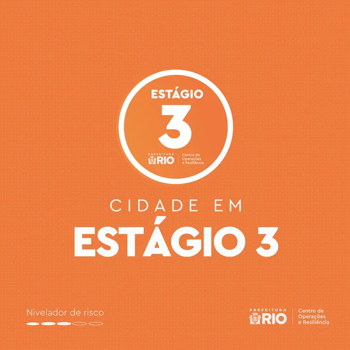 Rio entra em Estágio 3 após intensificação dos ventos nesta sexta-feira (7)