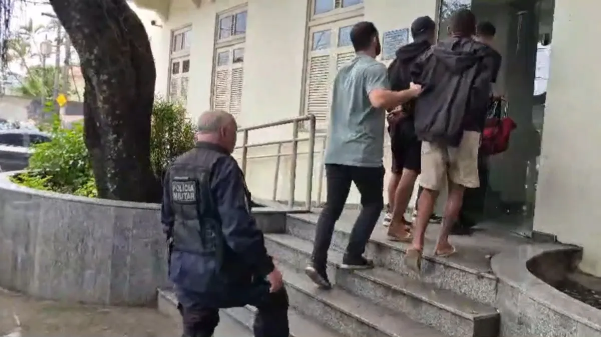 Os acusados foram conduzidos à 79ª DP (Jurujuba)