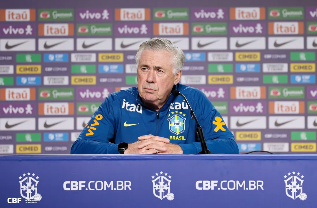 Ancelotti trouxe cinco novatos para os duelos do Brasil contra Japão e Singapura