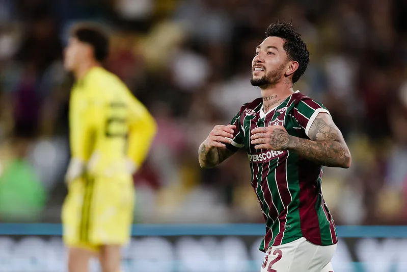 Lucho entrou na segunda etapa da partida e fez o gol que garantiu a vitória tricolor