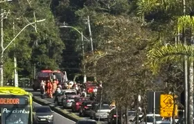 Acidente deixa homem ferido em Pendotiba, Niterói, nesta segunda (3)