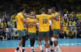 Brasil vence Venezuela e está no mundial de vôlei masculino