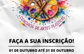 Concurso de Artes Plásticas vai premiar artistas com R$ 12 mil e levar 20 obras finalistas para exposição