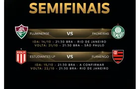 Conmebol anuncia datas e horários das semifinais da Copa Libertadores