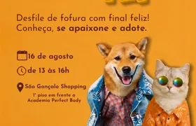'Desfile Adota Pet' promove adoções de cães adolescentes e adultos no São Gonçalo Shopping