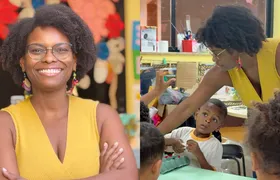 Dia da professora: Aluna da rede municipal de Niterói hoje ensina novas gerações
