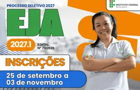 IFRJ abre inscrições gratuitas para cursos de Educação de Jovens e Adultos com formação profissional