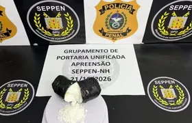 Mulher gravida é presa ao tentar entrar com cocaína no presidio