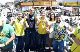 No último dia de campanha, Douglas Ruas percorre Baixada Fluminense em carreatas por Flávio Bolsonaro