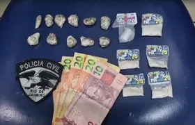 Polícia prende suspeito de tráfico de drogas em Niterói