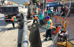 Reta final: Obra de nova adutora em Maricá avança para garantir a chegada de água tratada a 45 mil moradores