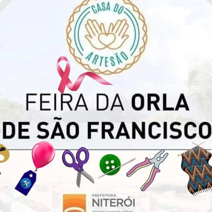 Imagem ilustrativa da imagem Feira de artesanato da orla de São Francisco retorna neste domingo