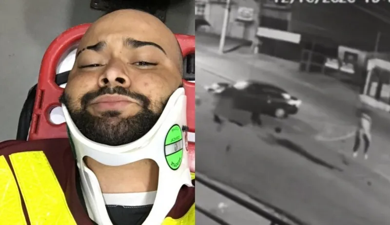 Imagem ilustrativa da imagem Motoboy relembra choro de motorista após ser arremessado em acidente