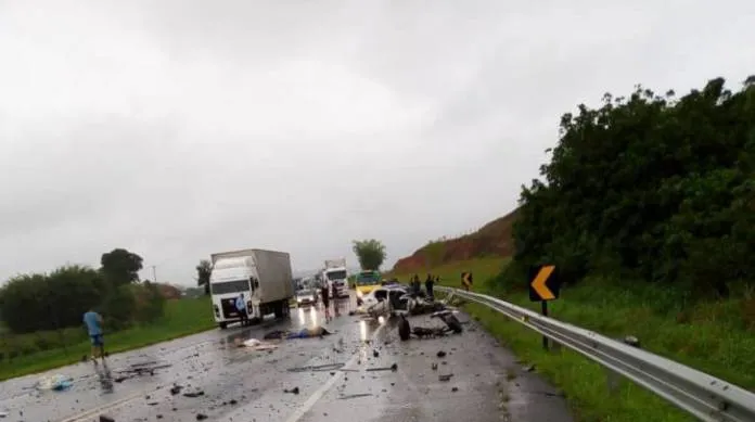 O acidente ocorreu no km 158, próximo a Termoelétrica