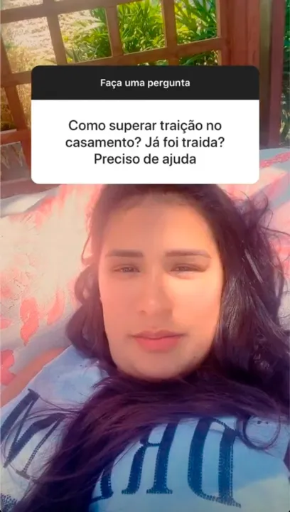A cantora abriu seu stories de seu Instagram para falar sobre o assunto