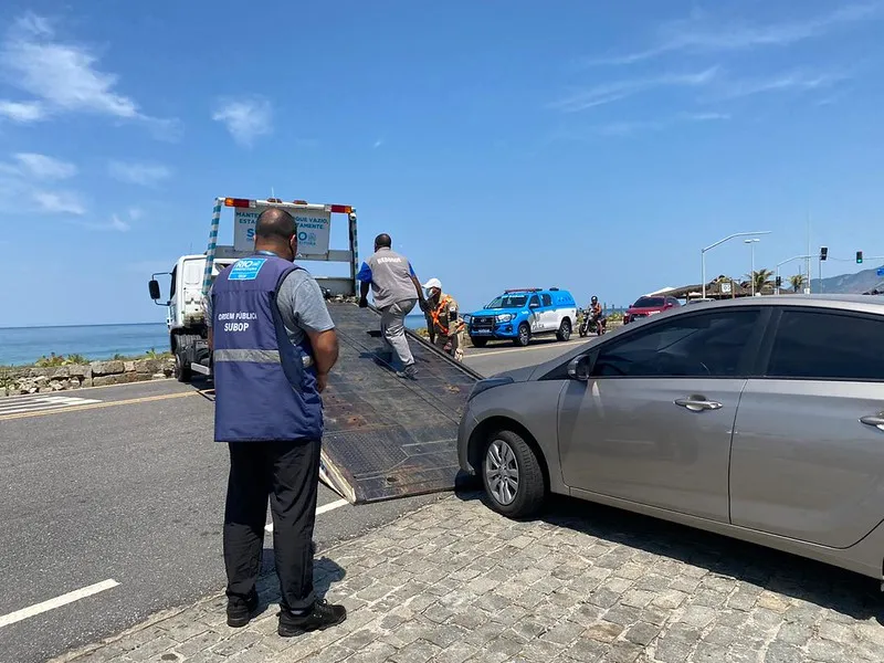 Até o fim da manhã deste domingo (27/9) foram registradas 186 remoções do Leme ao Pontal 
