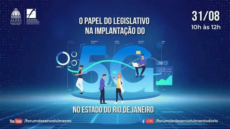 Imagem ilustrativa da imagem Alerj debate o papel do Legislativo na implantação do 5G no estado