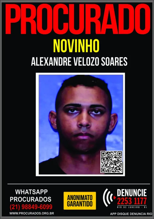 Alexandre Velozo Soares, o Novinho ou Xaropinho, de 27 anos
