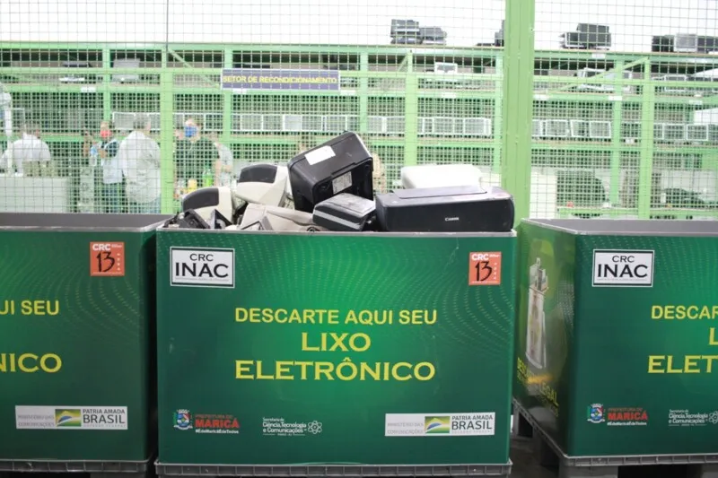 s peças serão levadas para o Centro de Recondicionamento de Computadores (CRC) montado em Inoã