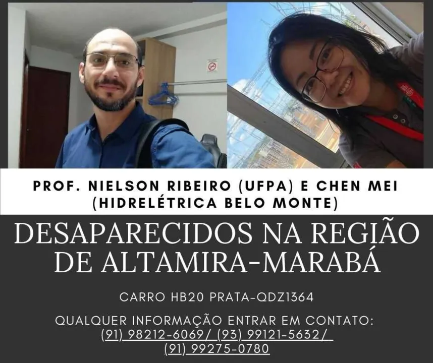 O casal viajava de carro da cidade de Altamira para Belém