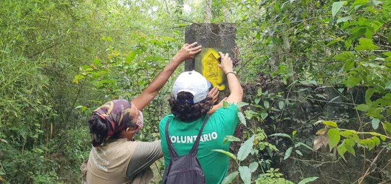 A Secretaria Municipal de Meio Ambiente, Recursos Hídricos e Sustentabilidade  remarcou um trecho de 4,6 quilômetros 