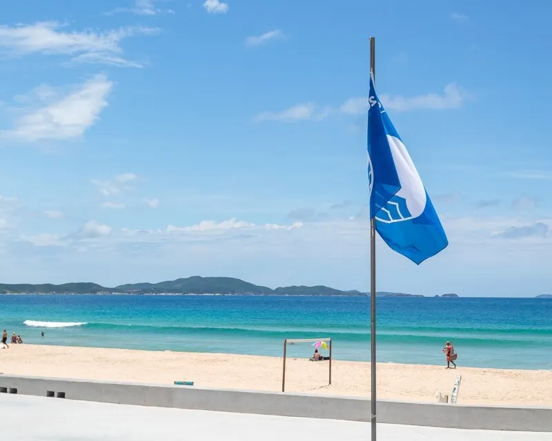 A Bandeira Azul será novamente hasteada no Peró depois das eleições