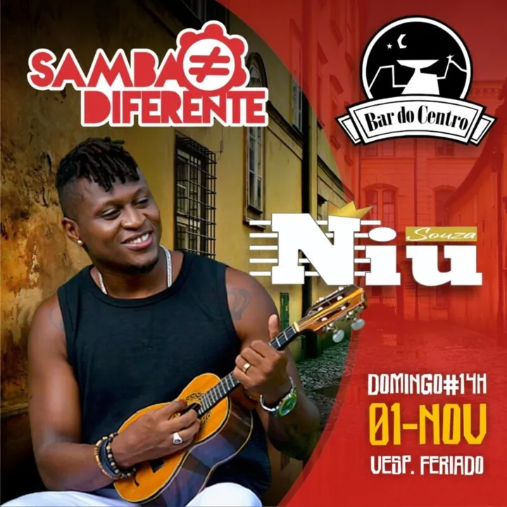 Noi se apresenta no Bar do Centro  