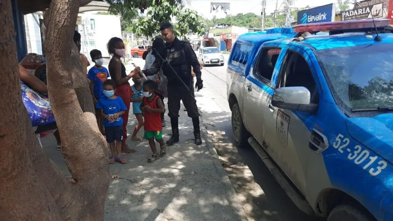 O ato foi aplaudido por muitos moradores