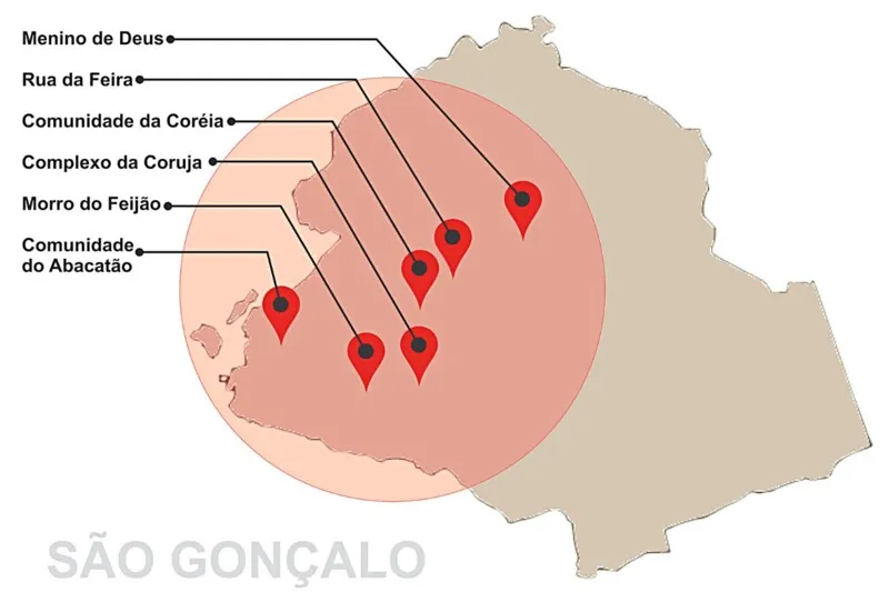 Em pelo menos cinco bairros de São Gonçalo, traficantes de  drogas estariam tentando impor regras